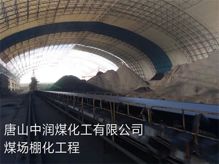 江蘇中潤煤化工有限公司煤場棚化工程